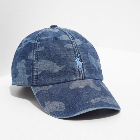 Polo Ralph Lauren Other - Polo Ralph Lauren Blue Camo Hat
